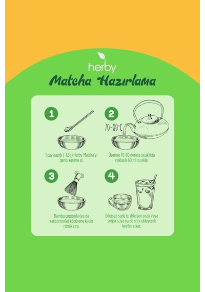 Herby Premium Matcha Mango Aromalı
