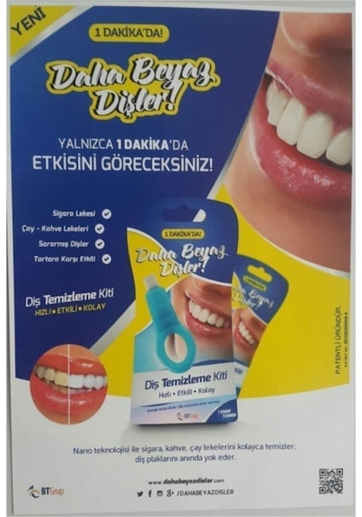 Medikaltec Diş Leke Silgisi 1 Aparatlı + 5 Yedek Süngerli Set 1 Paket