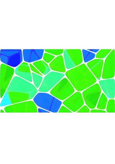 Vitray Desen Yapışkanlı Şeffaf Folyo 67cmx 2 Metre Açık Yeşil
