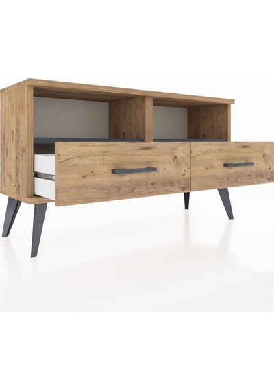 Arges Şifonyer 2 Raflı 2 Çekmeceli 88x30x48 Çam-antrasit/çam Antrasit/çam Arges Şifonyer 2 Raflı 2 Çekmeceli 88x30x48 Çam-antrasit/çam Antrasit/çam