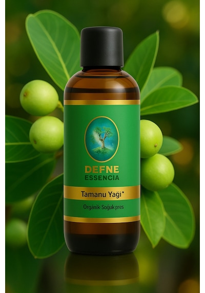 Tamanu Yağı Organik %100 Saf Sabit Yağ 1000ml