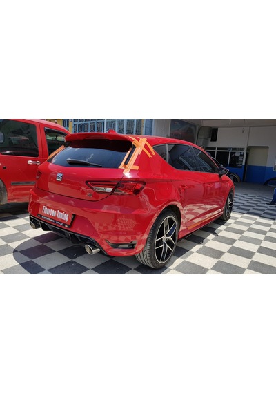 Seat Leon Spoiler Kulagı 2013 . -----Fibersan Tuning