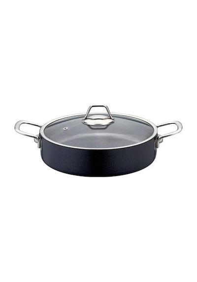 Zest Gusto Granit 24cm Kısa Tencere Siyah