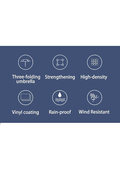 Bliss Umbrella 12 Telli Otomatik Şemsiye Siyah