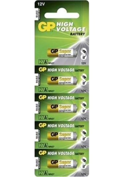 Gp 27A 12 V Kumanda Pili İnce 10 Adet