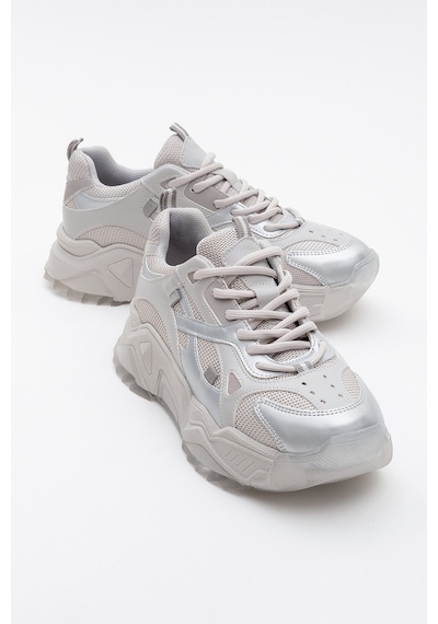 Luvishoes Luvi Shoes Lecce Gümüş Gri Kadın Spor Ayakkabı Gri - Gümüş