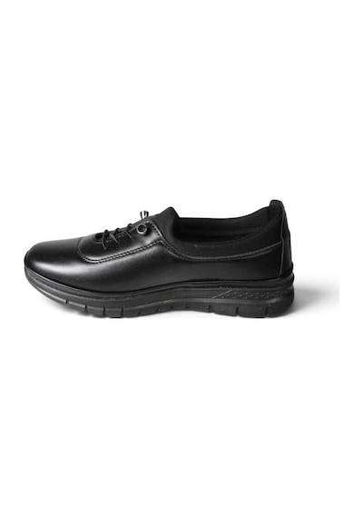 Wanetti Kadın Siyah Comfort Taban Lastikli Atom 37-41 Numara Anne Ayakkabı