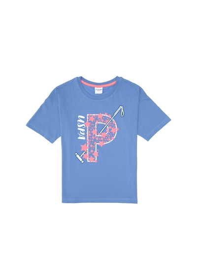 U.s. Polo Assn. Kız Çocuk Mavi Pijama Takım 50315467-vr036 Mavi