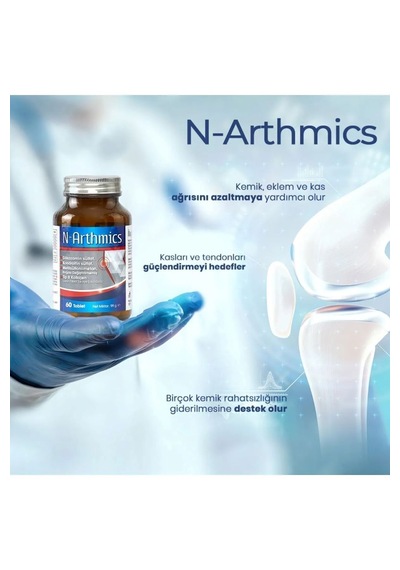 N-Arthmics Glukozamin Tip II Kolejen İçerin Takviye Edici Gıda 60 Tablet