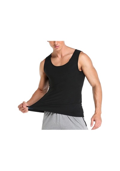 Multiflexpro Termal Sauna Terleten Erkek Atlet Siyah