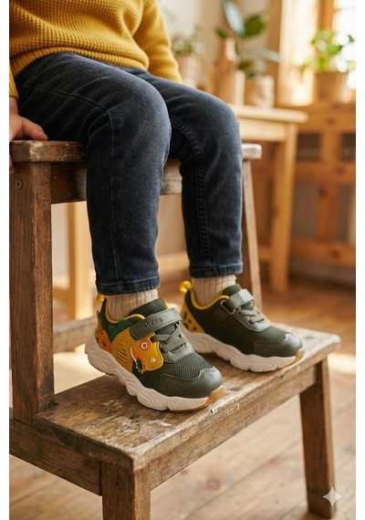Vicco 346.p25y.150 Haki Tuna Sneaker Erkek Çocuk Ayakkabı Haki