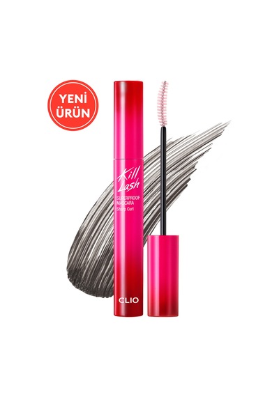 Kalıcı, Kirpikleri Dipten Uca Kıvıran Maskara Clıo Kill Lash Superproof Mascara 010 Sharp Curl 10
