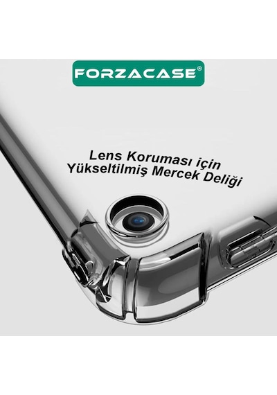 Forzacase Honor Pad 10 12.1 İnch İle Uyumlu Anti Shock Silikon Kılıf Şeffaf - Fc014 Arka Kapak