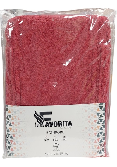 La Favorita Uzun Kişisel Bornoz Ve Havlu-k.mercan Xxl Beden Mercan