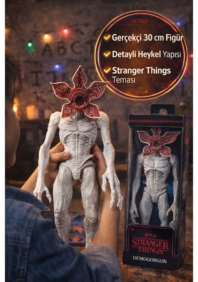 Stranger Things Jazwares Netflix Demogorgon 30 Cm Figür Aksiyon Koleksiyon Oyuncak 8 Yaş+ Hediyelik Funko Pop