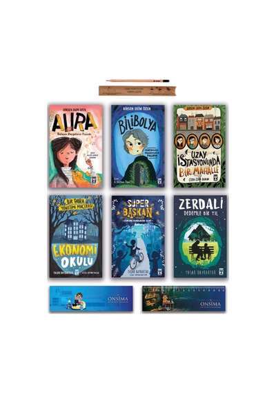 İlk Genç Timaş Uzay İstasyonunda Bir Mahalle - Aura - Bilibolya - Ekonomi Okulu - Zerdali Set 6 Kitap