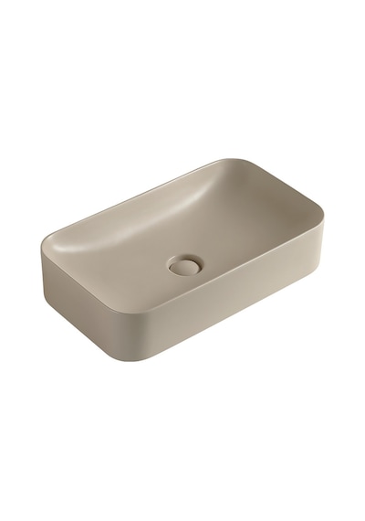 Ey-4730mk Mat Cappucino Tezgah Üstü Lavabo Bej