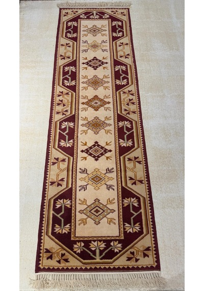 Bodrum Milas Halısı Yolluk 77x252 Çok Renkli