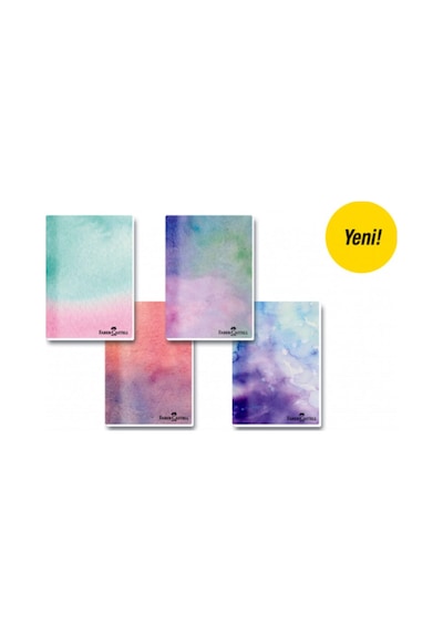 Watercolors 40yp. Çizgisiz Defter 3 Adet