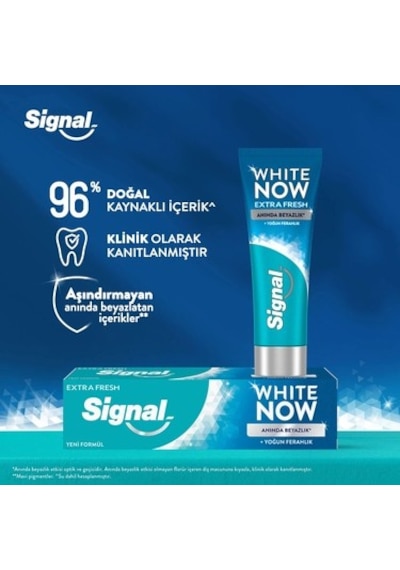 75 Ml Anında Beyazlık Etkisi Olan Diş Macunu, Extra Fresh