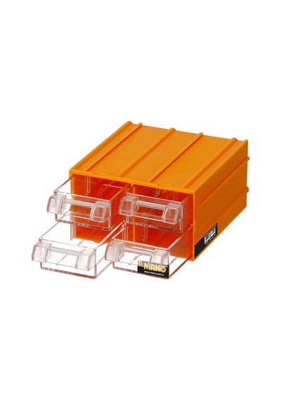 Mano K-32 Plastik Çekmeceli Kutu - Sarı, 110 X 120 X 62mm - 40 Adet 1 Koli Çok Renkli