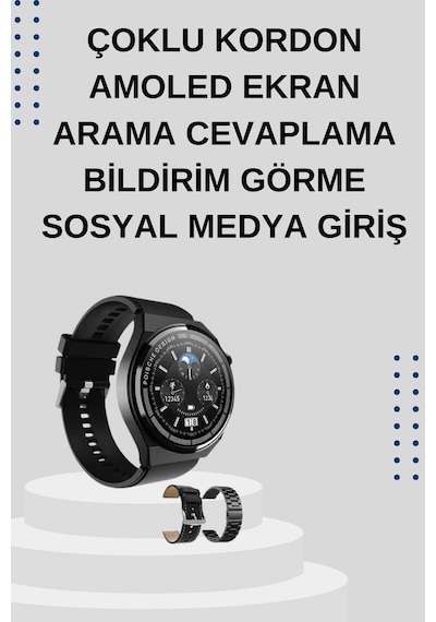 Akıllı Saat Kalp Atış Hızı Sensörlü Uczg3sp9beyaz-1