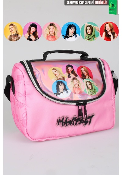 X Dekomus Lisanslı Manifest Toz Pembe Collection Termoslu Beslenme Çantası Altın