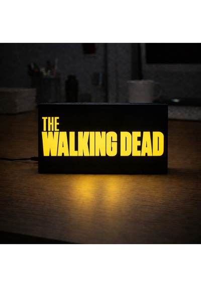 Masa Lambası - The Walking Dead Adaptörlü Dekoratif & Hediyelik Lamba Çok Renkli