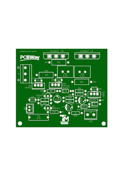 100 Watt - 2SA1943 - Tek Kanal Mono Amfi Devresi