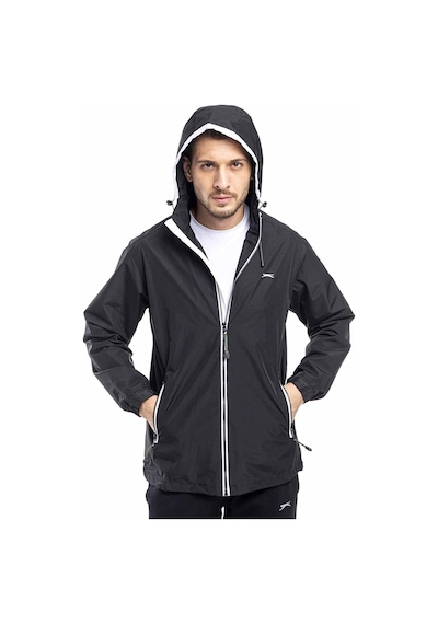 Slazenger OFANS Erkek Yağmurluk Siyah