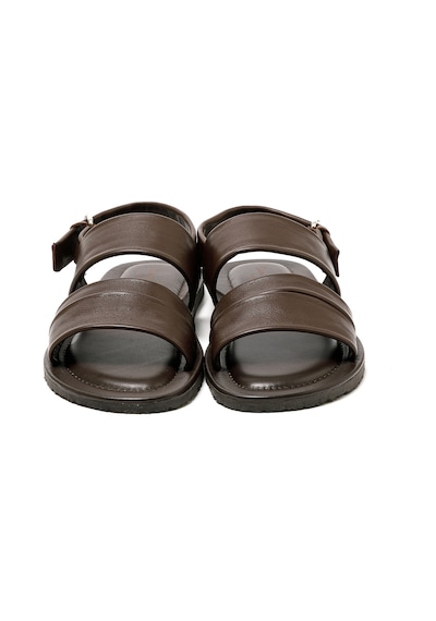 The Sandals Factory Brown Sandalet Erkek M7718 The Sandals Factory Leather Upper Sandals Brown