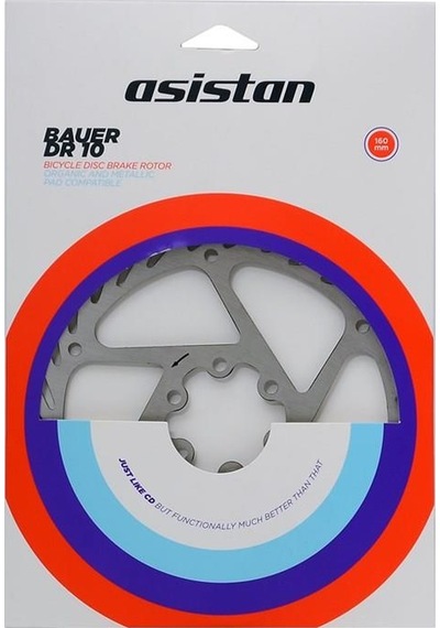 Asistan Bauer Dr10 Rotor160mm-steel 6 Vida Mtb Performans Rotor Siyah