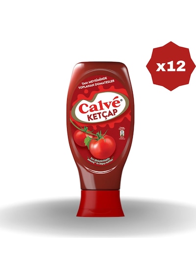 Acısız Ketçap 400 Gr - 12 Adet