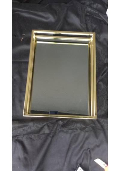 Tepsi Aynalı Sunum 40x30 Gold Diğer