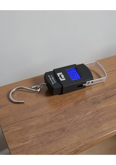 El Kantarı 50 Kg Dijital Ekranlı Kancalı Portatif Ağırlık Ölçer