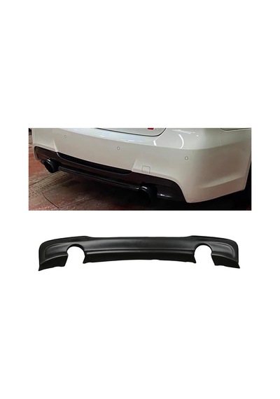 Bmw E90 M Technic Difüzör Difizör Plastik Parlak Siyah 2004 - 2011 3 Serisi Arka-bodykit-ek-karlık