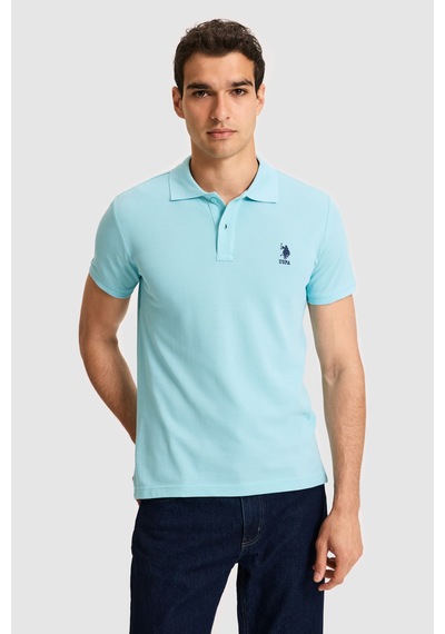 U.S. Polo Assn. U.s. Polo Assn. Erkek Aqua Tişört Basic 50322304-vr007