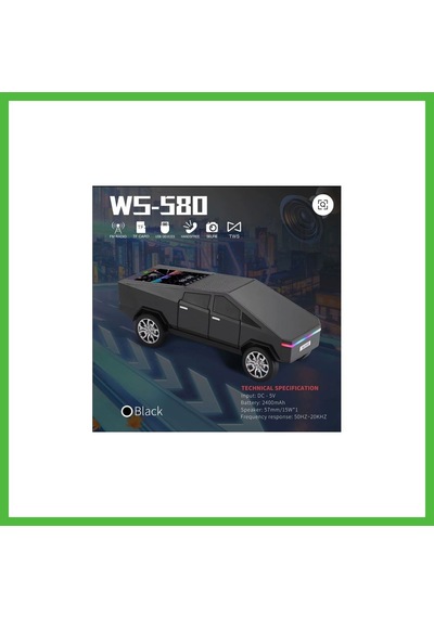 Vaveni Wster Ws-580 Music Car Speaker Cybertruck, Led Arz