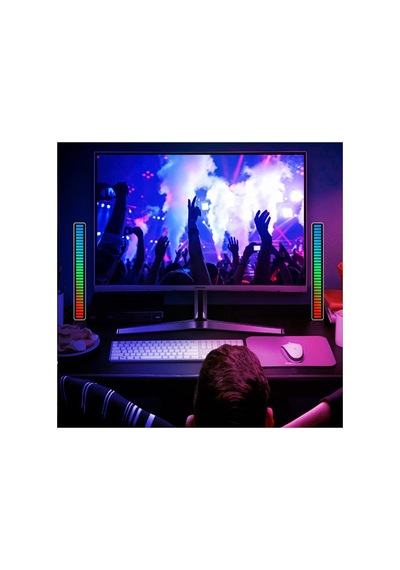 Rgb Sese Duyarlı Taşınabilir Ekolayzer Led Çubuk Belirtilmemiş