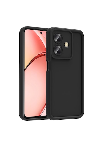 Oppo A3 Kılıf Kamera Korumalı Kalın Silikon Üstün Koruma Pazarplus Mürdüm