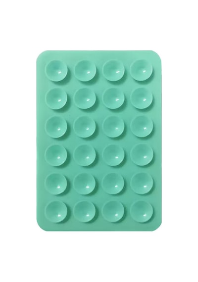Lexroo Kare Öpücüklü 03 Çift Taraflı Silikon Tutucu 5,50cm X 8cm - Turkuaz
