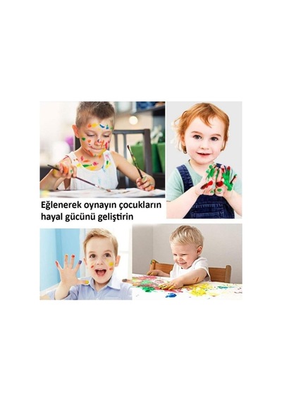 Hellove Eva Sünger Baskı 12 Li Eğitici Hobi Aktivite Patates Baskısı