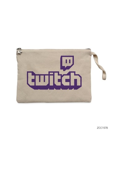 Zepplin Giyim Twitch Logo Clutch Astarlı Cüzdan / El Çantası