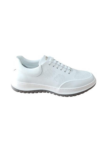 Libero Lz5906 Unisex Hakiki Deri Eva Antik Günlük Comfort Ayakkabı Beyaz