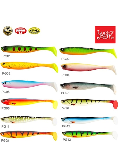 Lucky John Basara 3D Soft Swim 2.5 (6.35 Cm) 8P Silikon Yem