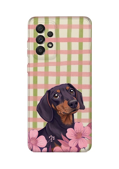Samsung Galaxy M52 Uyumlu Baskılı Şeffaf Telefon Kılıfı Koleksiyon: Dog Lover 9