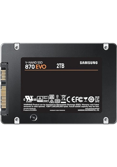 Samsung 870 EVO MZ-77E2T0BW 2.5" 2 TB SATA 3 SSD