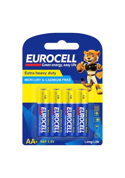Eurocell- Aa4 R6p 1.5 V Kalem Pil