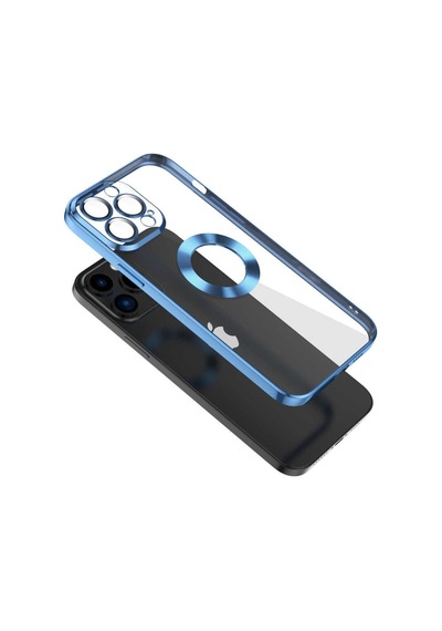 Apple Uyumlu iPhone 13 Pro Max Kılıf Logo Gösteren Kamera Korumalı Silik