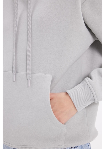 Tudors Kadın Oversize Geniş Kesim Pamuklu Yumuşak Dokulu İçi Polarlı Basic Krem Kapüşonlu Sweatshirt-42090 Krem Tudors Kadın Oversize Geniş Kesim Pamuklu Yumuşak Dokulu İçi Polarlı Basic Krem Kapüşonlu Sweatshirt-42090 Krem